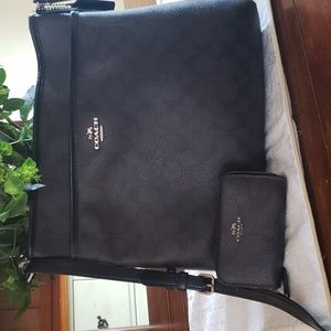 Coach Rowan bag with matching wallet